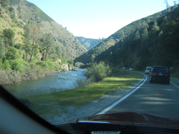 Op weg naar Yosemite 